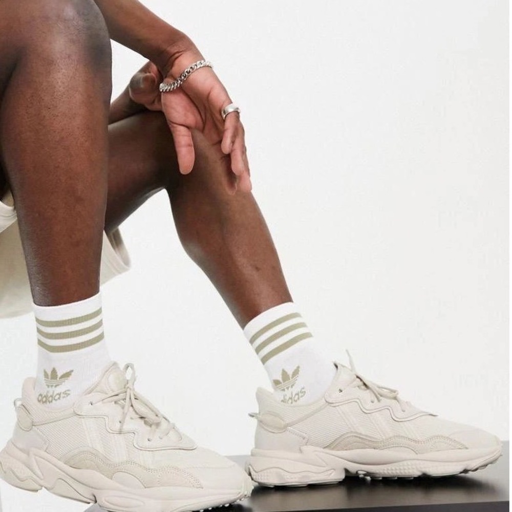 Adidas Ozweego 90s style‎ Chunky Dad Sneakers in Bliss  Beige  men's Size 7.5
